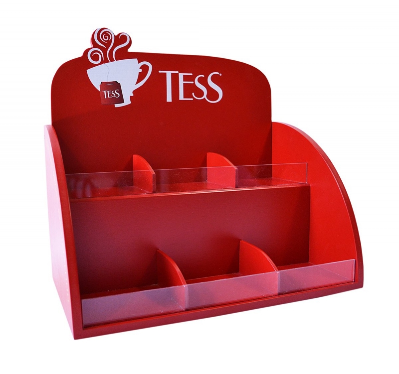 Деревянный шоу-бокс для образцов продукции в Москве, производство на заказ