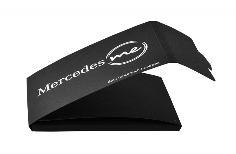 Компактная картонная упаковка для пластиковой карты в Москве, производство на заказ