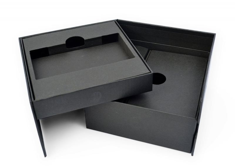 Индивидуальная коробка-трансформер с двумя отделами в Москве, производство на заказ