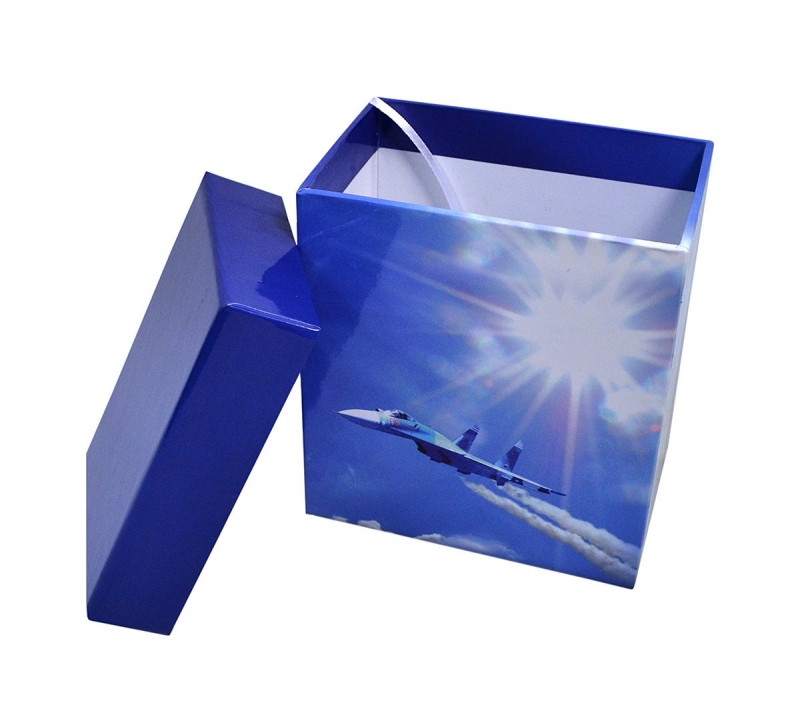 Кашированная коробка крышка-дно для 8-ми джевел боксов в Москве, производство на заказ