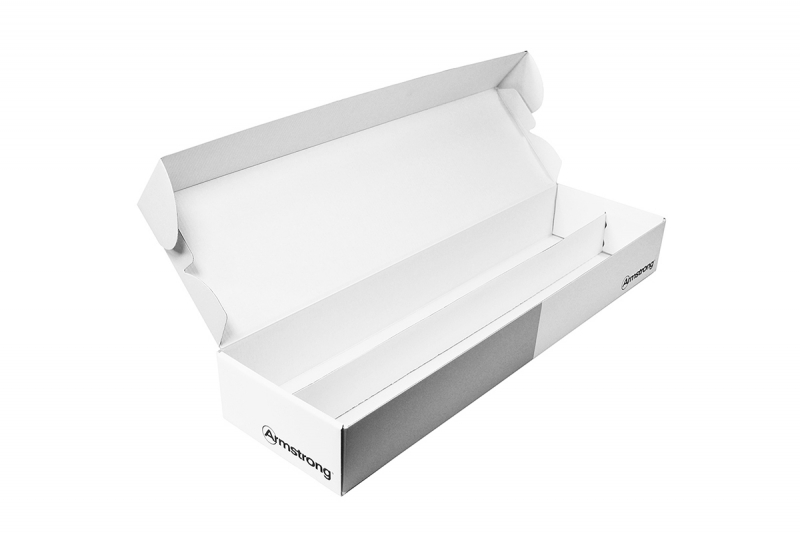 Самосборная коробка-самолет из МГК с перегородкой в Москве, производство на заказ