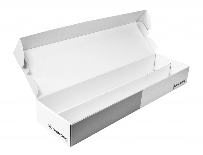 Самосборная коробка-самолет из МГК с перегородкой в Москве, производство на заказ