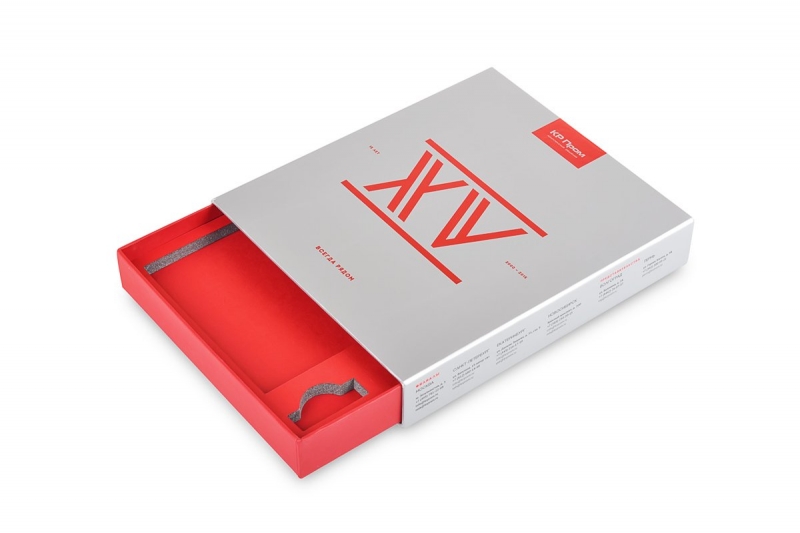 Кашированная коробка-пенал с ложементом для подарочного набора в Москве, производство на заказ