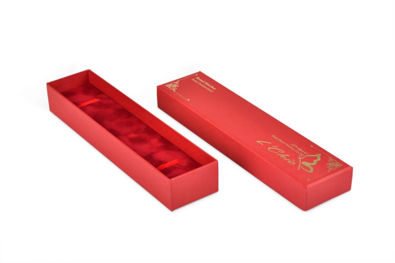 Кашированная коробка крышка-дно для часов в Москве, производство на заказ