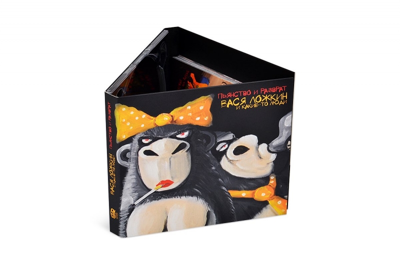  CD-диджипак для диска и набора карточек в Москве, производство на заказ