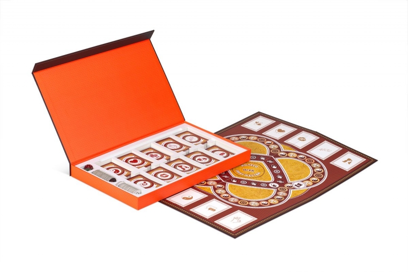 Кашированная коробка для настольной игры в Москве, производство на заказ