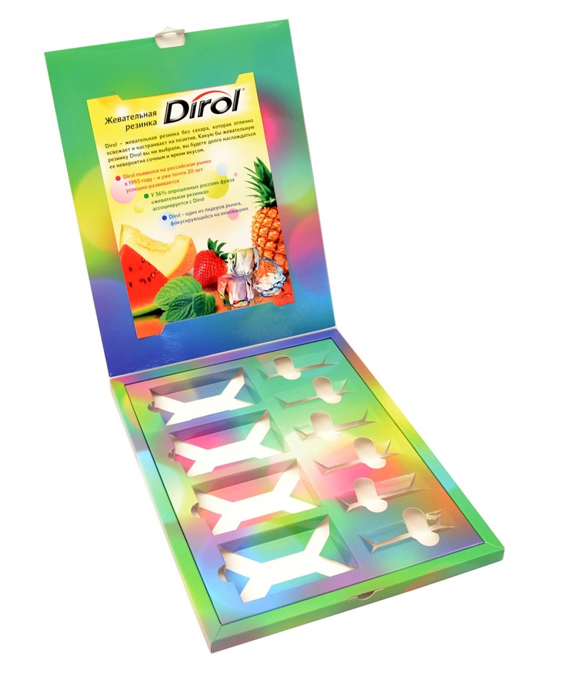 Промоупаковка-книжка с индивидуальным ложементом в Москве, производство на заказ