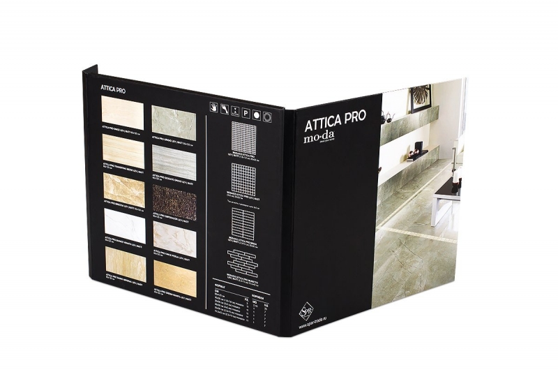 Папка-презентер для образцов продукции в Москве, производство на заказ