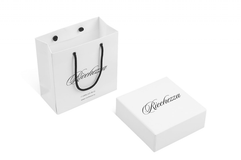 Комплект: коробка-пенал в пакете для обручальных и помолвочного колец в Москве, производство на заказ