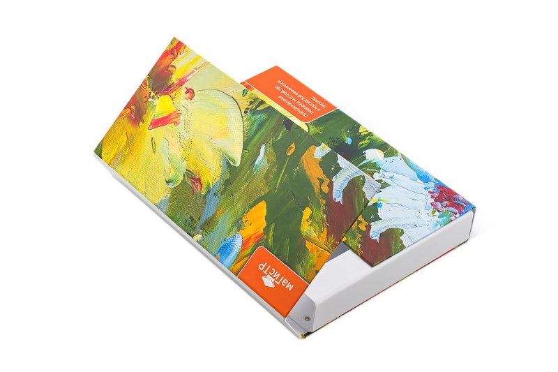 Кашированная папка для набора буклетов в Москве, производство на заказ