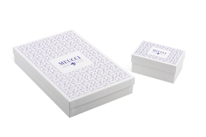 Комплект кашированных коробок крышка-дно — MEUCCI в Москве, производство на заказ