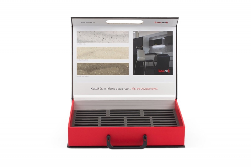 Брендированный чемодан для образцов продукции в Москве, производство на заказ