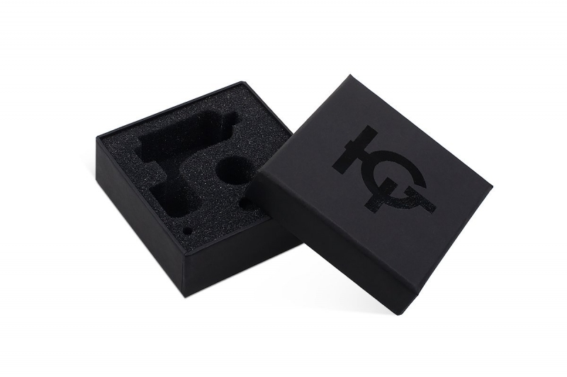 Кашированная коробка крышка-дно для тату-машинки в Москве, производство на заказ