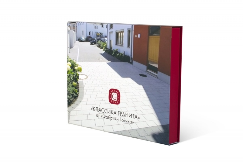 Фирменная коробка-книжка с клапаном на магните для образцов продукции в Москве, производство на заказ