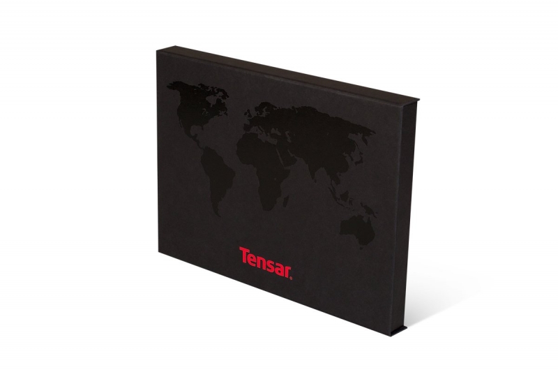 Кашированная коробка с клапаном на магните для брошюры и образца продукции в Москве, производство на заказ