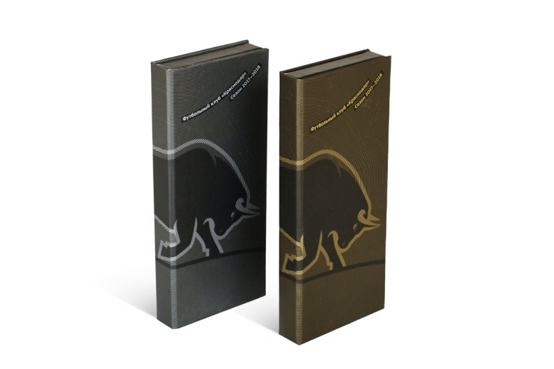 Кашированные коробки-книжки для пластиковых карт в Москве, производство на заказ