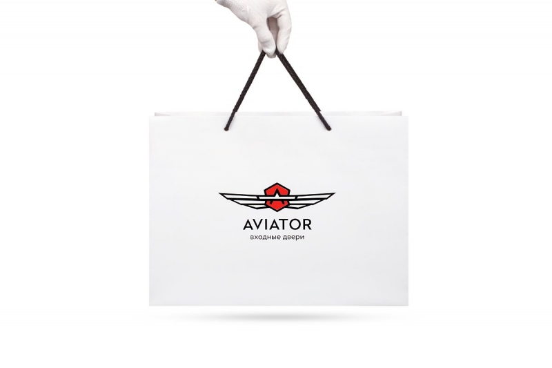 Пакет с логотипом и с веревочными ручками в Москве, производство на заказ