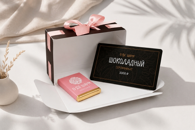 изготовление подарочной коробки большим тиражом дизайнерская
