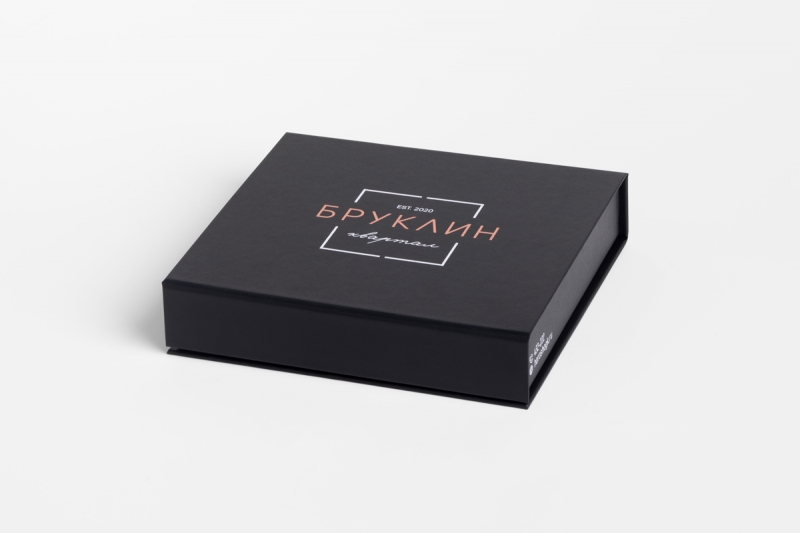 Качественная коробка с трафаретной печатью
