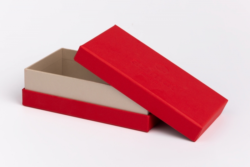 Коробки со слепым блинтовым тиснением