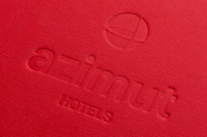 Коробки со слепым блинтовым тиснением