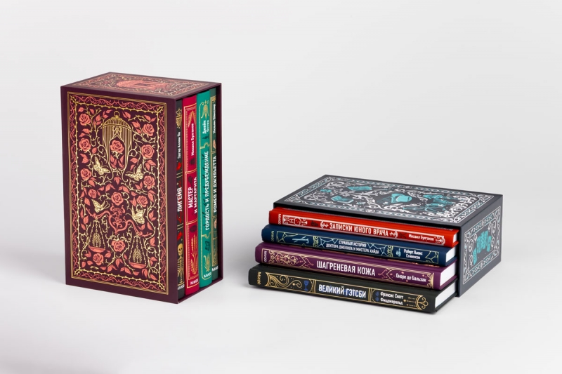 Коробки с тиснением фольгой