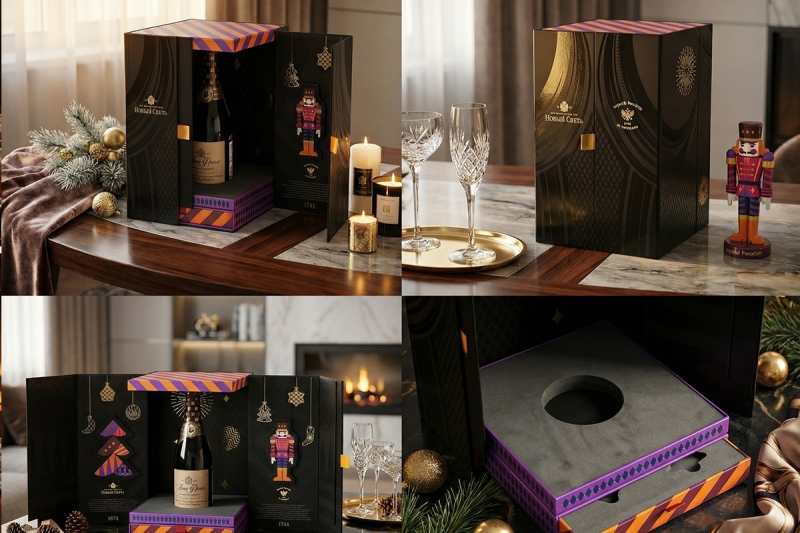 премиум подарочные коробки с тиснением тираж на заказ в Москве