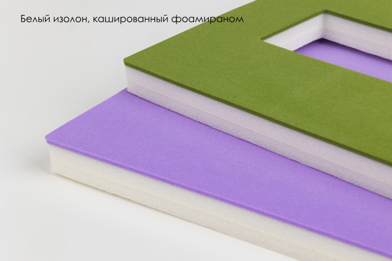 Белый изолон + фоамиран