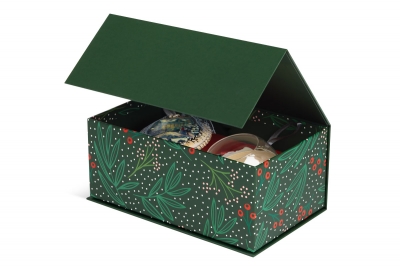 Коробка с логотипом для подарочного набора в Москве – производство на заказ