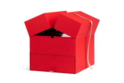 Большая подарочная коробка со створками в Москве – производство на заказ