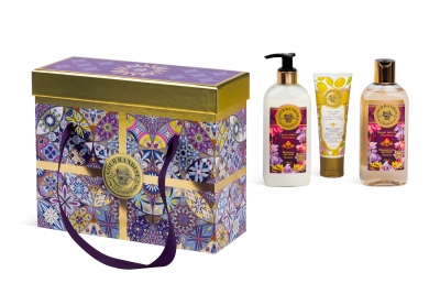 Подарочная коробка с лентами Gourmandise от РивГош  в Москве – производство на заказ