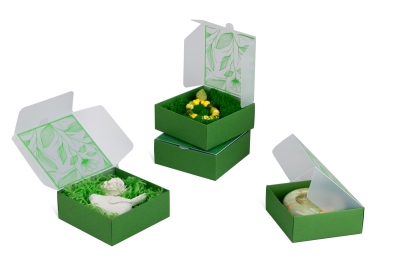 Коробочка с пластиковой крышкой в Москве – производство на заказ