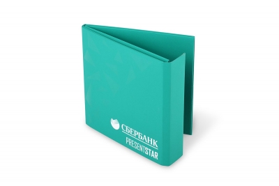 Картонный кардпак с карманом для пластиковой карты и буклета — Сбербанк в Москве – производство на заказ