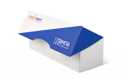 Самосборная коробка из МГК для лампы в Москве – производство на заказ