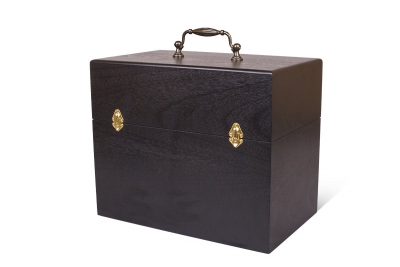 деревянная коробка чемодан с ручкой